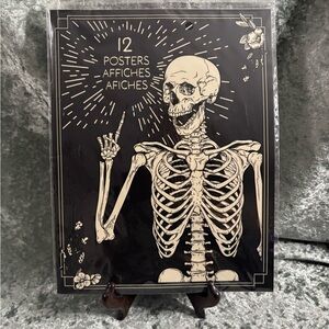 Skull skeleton coloring book